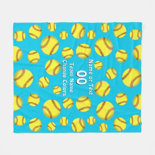 Niedliche Mädchenpersonalisierte Fleecedecke (Vorderseite (Horizontal))