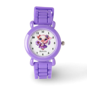 Niedliche Mädchenschweine Armbanduhr