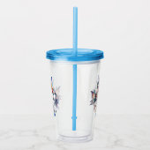 Niedliche Mädels Einhornmärchen tragen den Namen Acryltrinkbecher (Rechts)