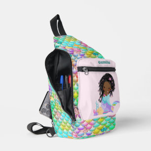 Niedliche Mädels Fantasie tragen Namen Crossbody Bag