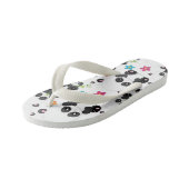 Niedliche Mädels Panda Flip Flops Kinderbadesandalen (Schrägansicht)
