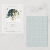 Niedliche Magische Friseursalzdusche Begleitkarte (Vorne/Hinten)