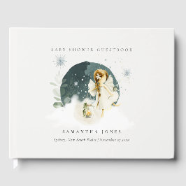 Niedliche magische Märchenmädchen-Babydusche Gästebuch