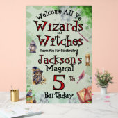 Niedliche Magische Zauberer und Hexen Acrylschild (Hochzeit)