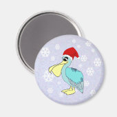 Niedliche Magnete Santa Pelican Magnet (Vorderseite/Rückseite)