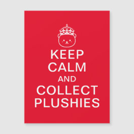 Niedliche Magnetkarte behalten und Plushien zu sam