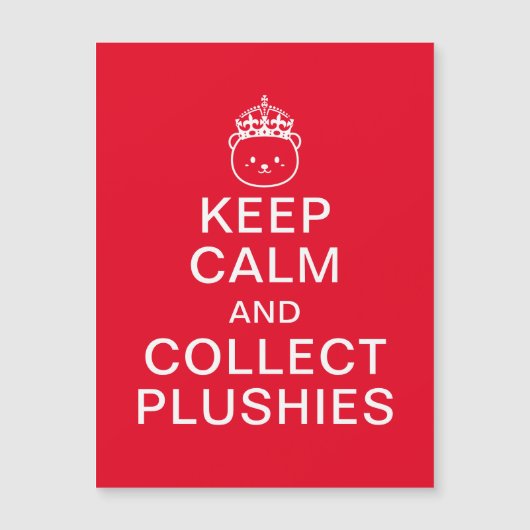 Niedliche Magnetkarte behalten und Plushien zu sam (Vorderseite)