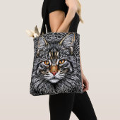 Niedliche Maine Coon Cat Tasche (Von Nahem)