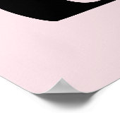 niedliche Make-up-Künstler Lippenstift Wortart Poster (Ecke)