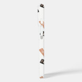 Niedliche Makeup-Dinge Muster mit Personalisiertem Case-Mate iPhone Hülle (Rückseite / Links)