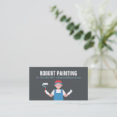 Niedliche Maler-Malerservice-Visitenkarte Visitenkarte (Stehend Vorderseite)