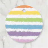 Niedliche Malerei Art Party Hund Geburtstag Geschenkanhänger (Rückseite)