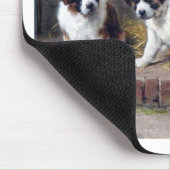 Niedliche Malereihunde der Mousepad (Ecke)
