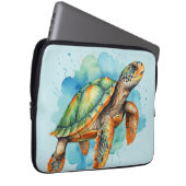 Niedliche Malerschildkröte Laptopschutzhülle (Vorne Rechts)