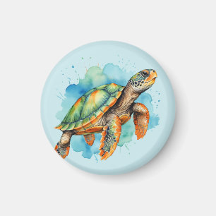 Niedliche Malerschildkröte Magnet