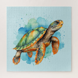Niedliche Malerschildkröte Puzzle