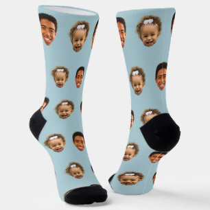 NIEDLICHE MAMA 2 FOTO PERSONALISIERT SOCKEN