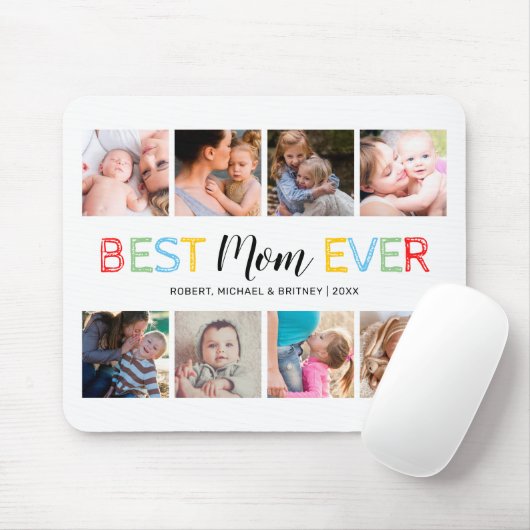 Niedliche Mama 8 FotoCollage Mousepad (Mit Mouse)