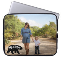 Niedliche Mama Bar Silhouette mit individuellem Fo