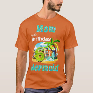 Niedliche Mama des 6. Geburtstages T-Shirt