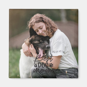 Niedliche Mama für den besten Hund je Magnet