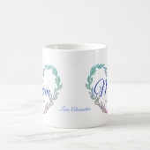 Niedliche Mama Herz Hummingbird Lila Blue Kaffee T Kaffeetasse (Mittel)