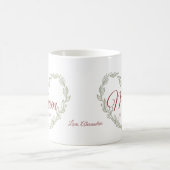 Niedliche Mama Herz Hummingbird Tasse Grüner Kaffe (Mittel)