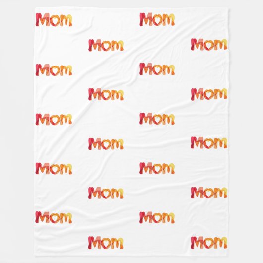 Niedliche Mama | Herzlicher Muttertag Fleecedecke (Vorderseite)