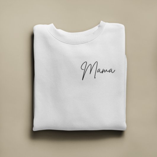 Niedliche Mama-Kapuze - Sweatshirt