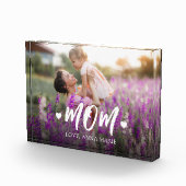 Niedliche Mama Kostenvoranschlag Typografie Fotoblock (Rechts)