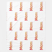 Niedliche Mama | Muttertag Fleecedecke (Vorderseite)