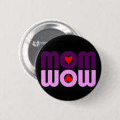 Niedliche Mama Reflexion mit Herzen Button (Vorne & Hinten)