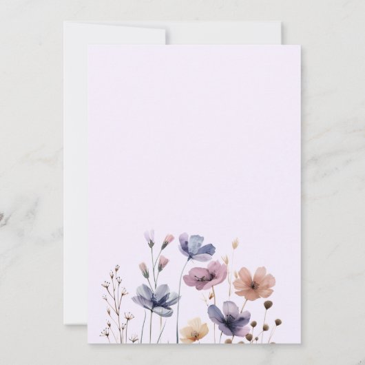 Niedliche Mama Spanisch Printable Happy Mütter Day Einladung (Rückseite)