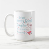 niedliche Mama-Tochter-Gedicht wird Monogramm hinz Kaffeetasse (Links)
