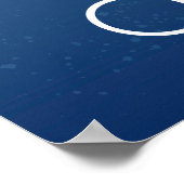 Niedliche Mama und Baby Whale, Liebe ist tiefer al Poster (Ecke)