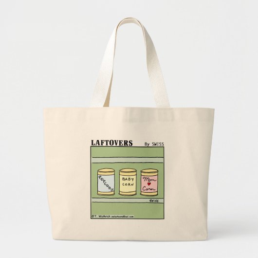 Niedliche Mama und Cartoon Tote Tasche (Vorne)