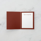 Niedliche Mama und Hirsche hinzufügen Dankeskarte (Innenseite)