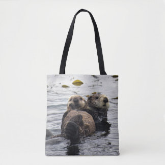 Niedliche Mama und Hochseefischerei Tasche