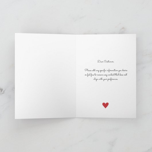 Niedliche Mama und Papa Frohe Weihnachten geklappt (Innenseite)