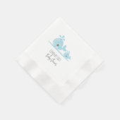 Niedliche Mama Whale Baby Whale Baby Dusche Serviette (Ecke)