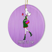 Niedliche Mama, zum personalisiertes Keramik Ornament (Links)