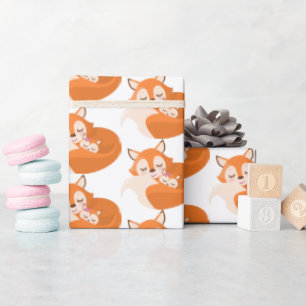 Niedliche Mami- und Mädchenfutterpackung Geschenkpapier
