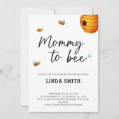 Niedliche Mami zu einer neutralen Baby-Dusche für Einladung (Vorderseite)