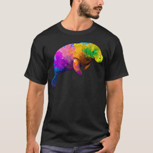 Niedliche Manatekunst für Männer Frauen Kids Seekü T-Shirt