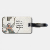 Niedliche manga Fee Gepäckanhänger (Rückseite horizontal)