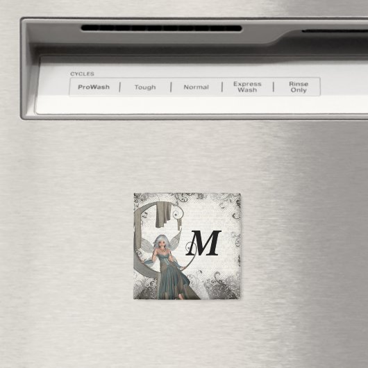 Niedliche Manga-Fee Magnet (In Situ (Geschirrspüler))