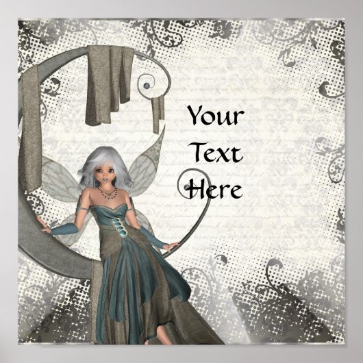 Niedliche Manga-Fee Poster (Vorne)