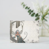 Niedliche Manga-Fee Postkarte (Stehend Vorderseite)