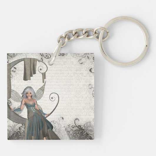 Niedliche manga Fee Schlüsselanhänger (Rückseite)