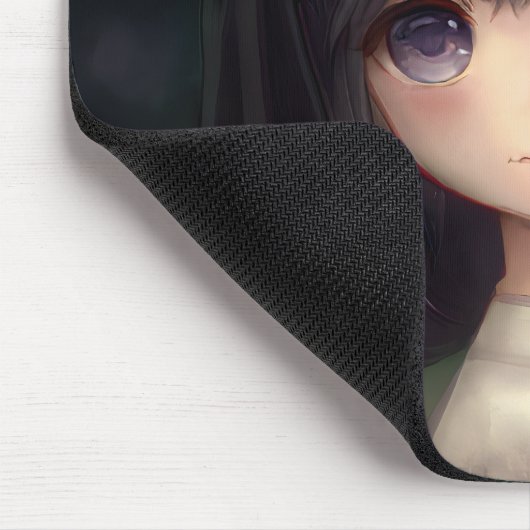 Niedliche Manga Girl Waifu Kawaï Anime Mousepad (Ecke)